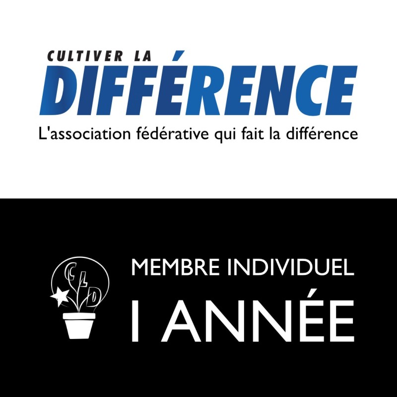 Membre individuel 1 année Cultiver la différence